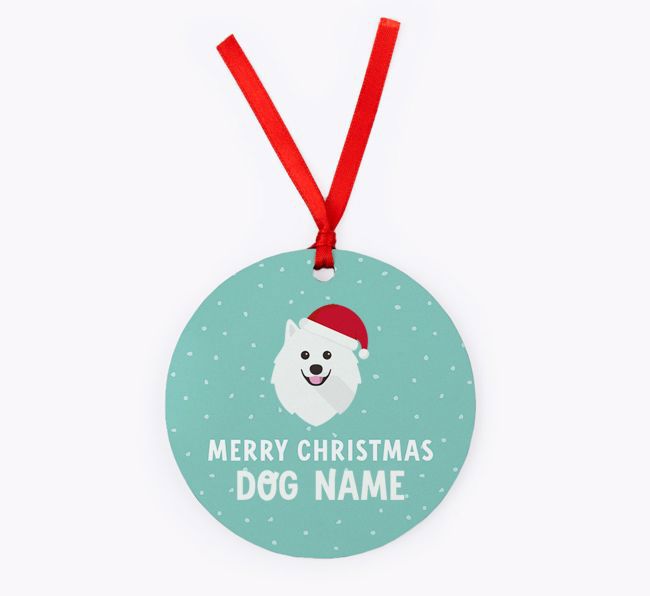 Merry Christmas: Personalised {breedFullName} Christmas Decoration